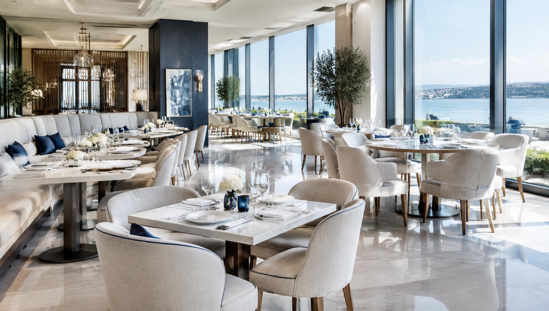 Immaculate restaurants interior
